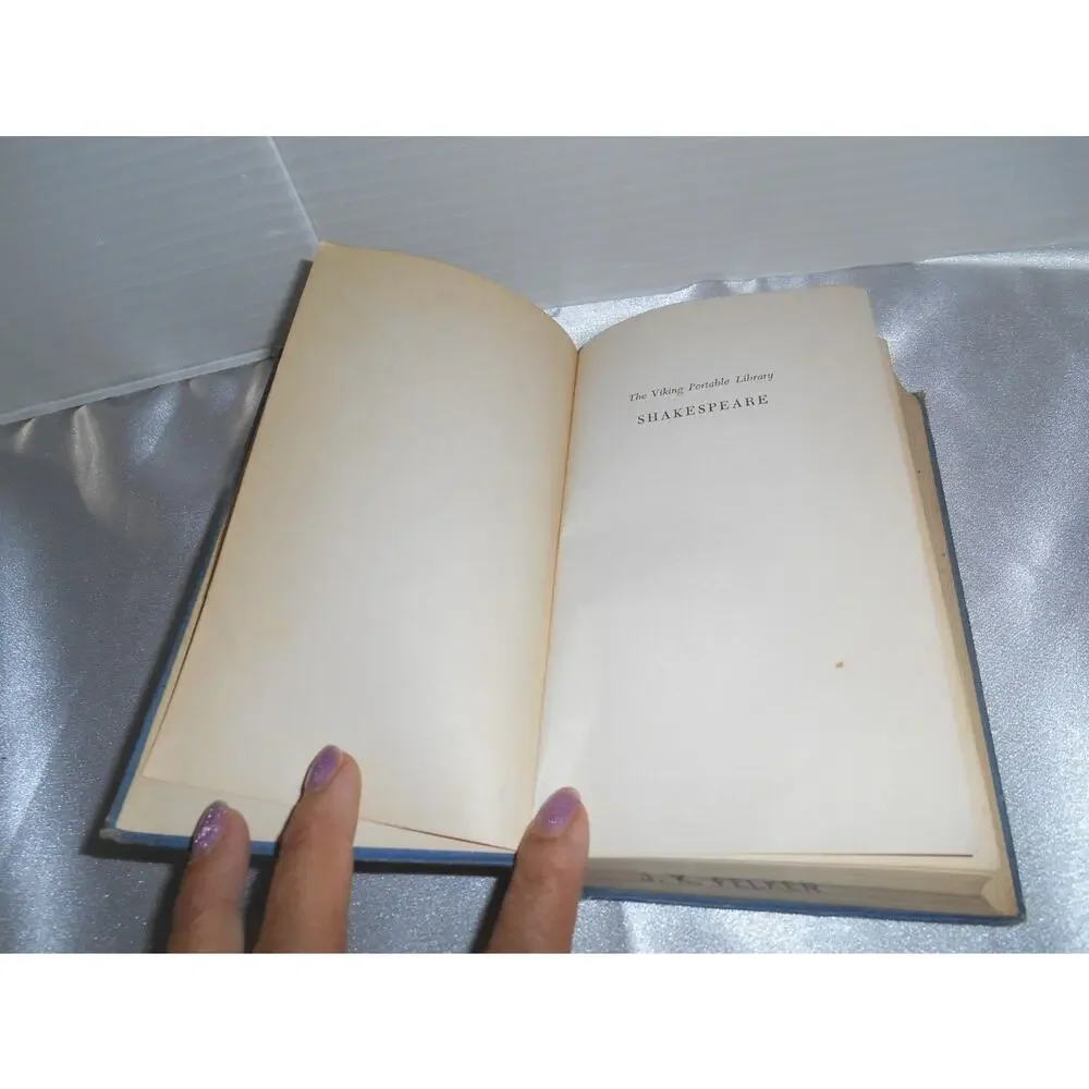 The Portable Shakespeare Viking Portable Library Hardcover 1944 Vintage Book